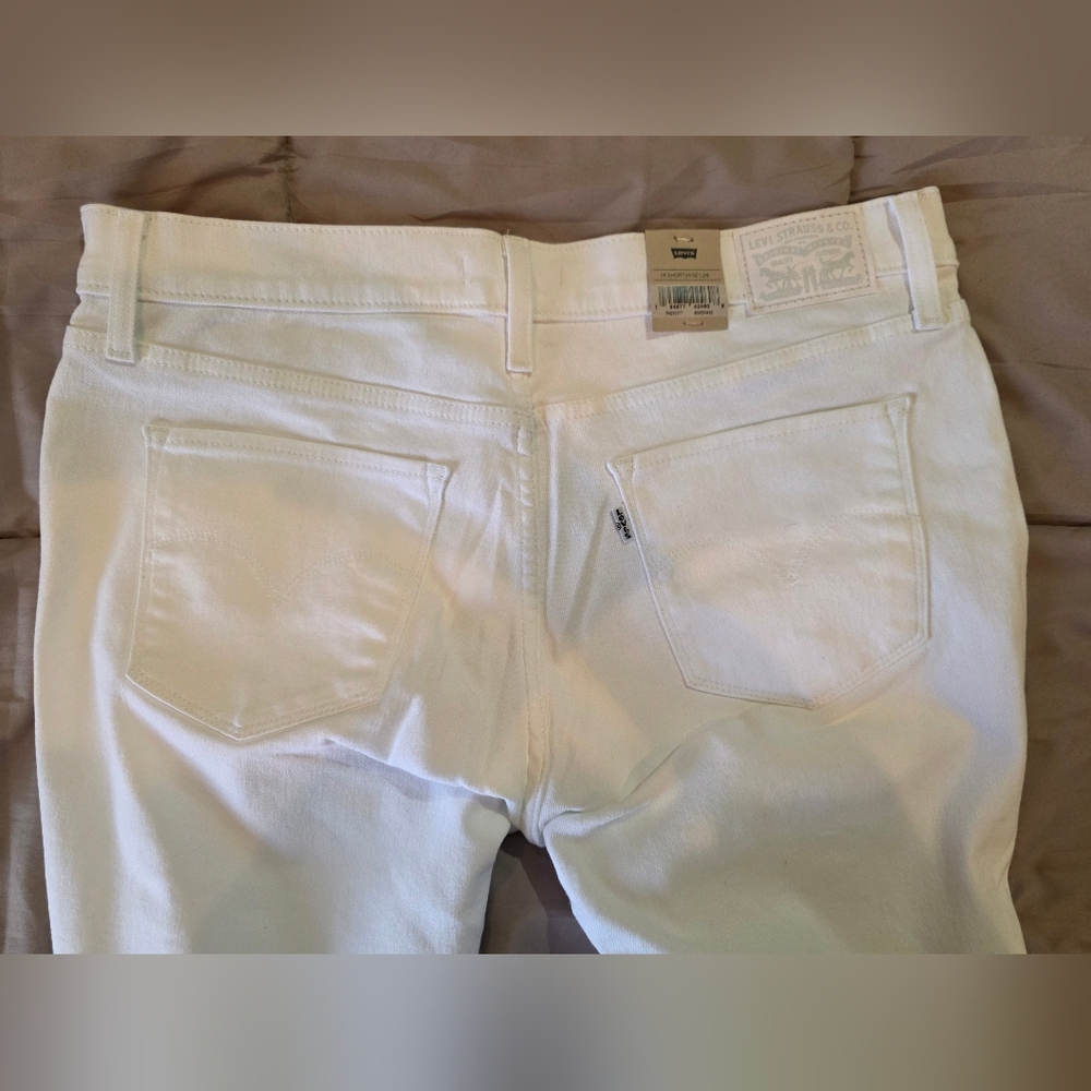 Levi's Women's White 311 Shaping Skinny Jeans Size 32x28 - Picture 7 of 12